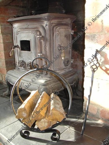 Firewood log basket - basket, storage