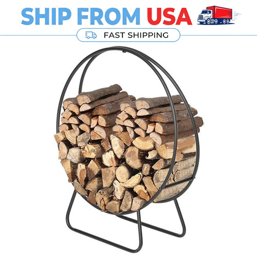 4ft firewood rack round - 4ft,
