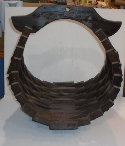 Vintage woven wood log - vintage,