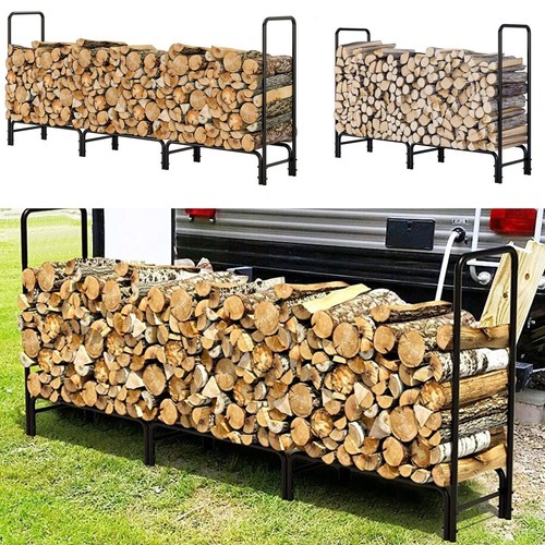 12ft firewood log rack - 8/12ft,