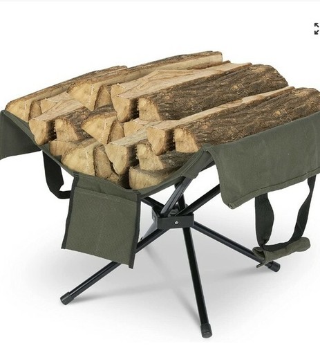 Log basket foldable - basket,