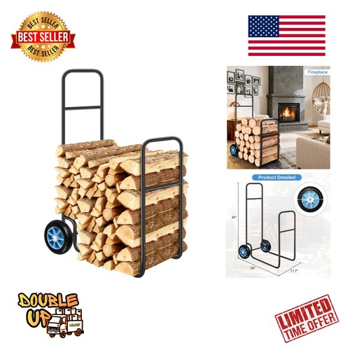 Firewood log cart carrier - cart,