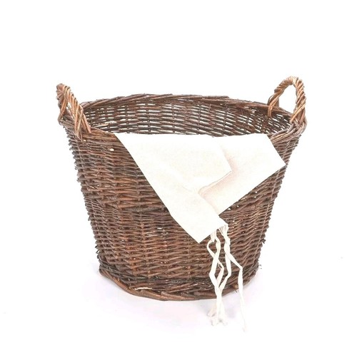 Wicker log firewood - firewood, storage