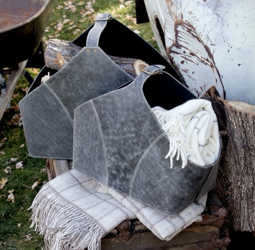 Medium distressed leather - distressed,