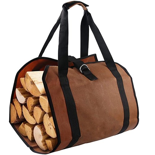 Firewood log carrier bag - carrier,