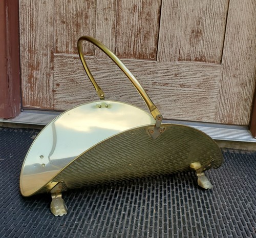 Vintage mcm brass footed - vintage,