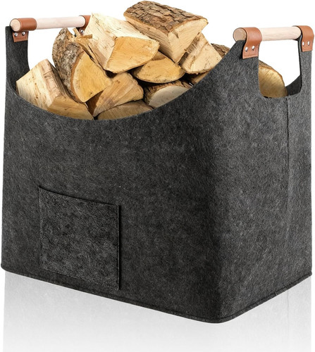 Felt log basket - basket, 60l