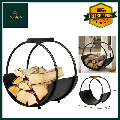 Modern curved log - log, basket