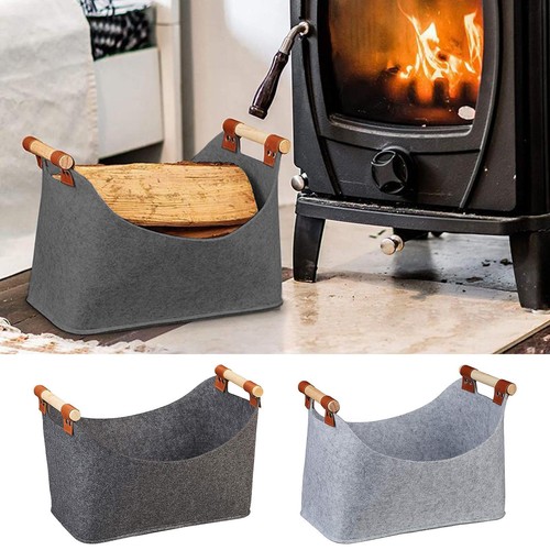 Durable felt firewood basket - durable,