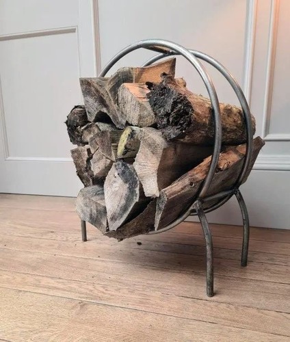 Rustic log holder - log,