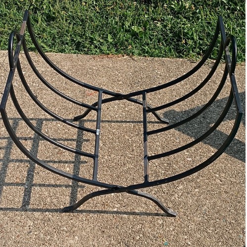 Black wrought iron - wrought, foldable