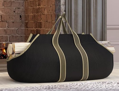 Firewood log carrier bag heavy - firewood,