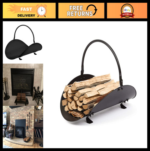 Firewood basket holder - basket,
