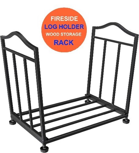 Firewood log storage rack - rack,