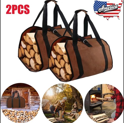 2pcs firewood log carrier - 1/2pcs,