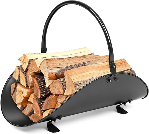 Fireplace log holder - fireplace,