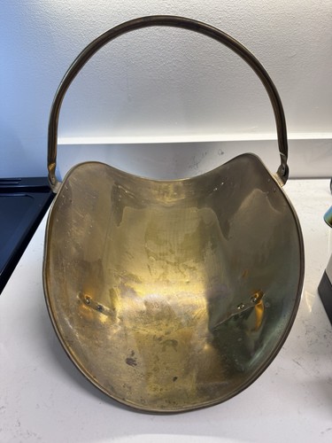 Vintage brass fireplace - vintage,