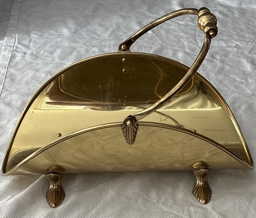 Vintage mcm brass footed - mcm,