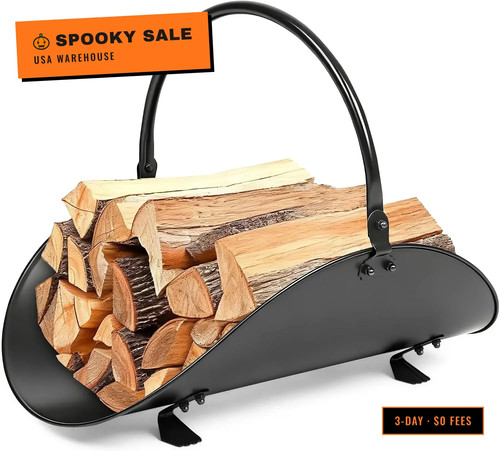 Fireplace log holder - fireplace,